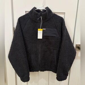 Figs On-Shift High Pile Fleece Bomber Jacket